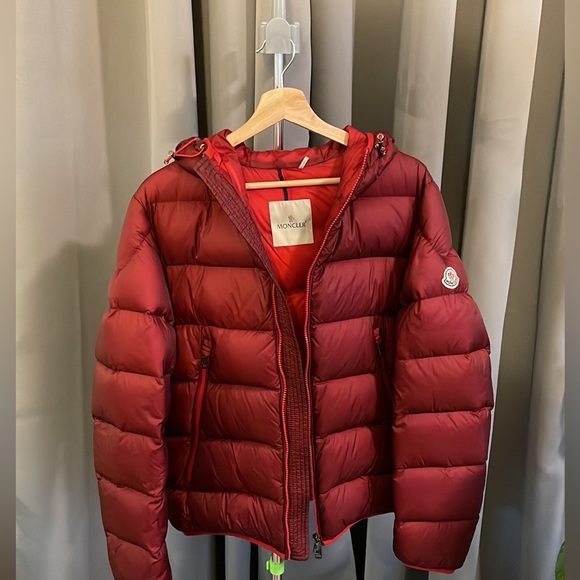 Moncler Puffer• Red•Down Feather Fill - Picture 2 of 9